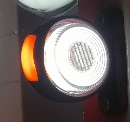 Lampa gabarit laterala LED NEON alb / rosu 12-24V [6]