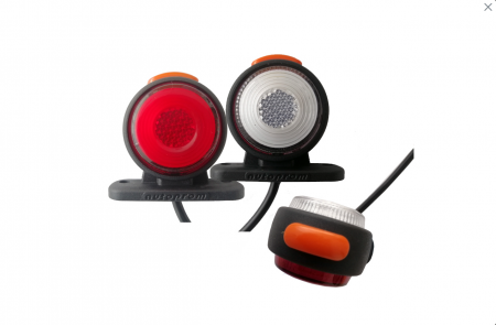 Electronice si electrice auto - Lampa gabarit laterala LED NEON alb / rosu 12-24V