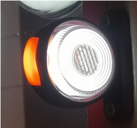 Lampa gabarit laterala LED NEON alb / rosu 12-24V [3]