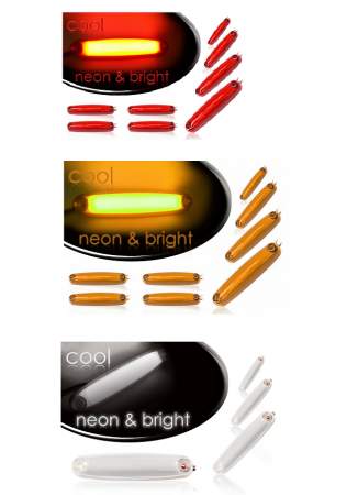 Accesorii Camioane - Lampa gabarit laterala LED NEON  12-24V 107 mm