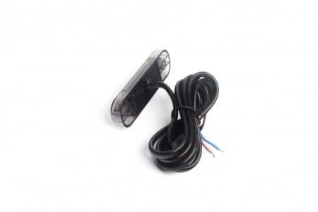 Lampa gabarit laterala LED portocaliu fumuriu rezistent la apă IP67, 12V/24V Cablu 30 cm - E9 10R-06, ECE R10, ECE R148 [3]