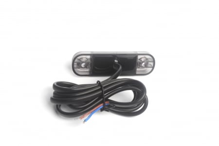 Lampa gabarit laterala LED portocaliu fumuriu rezistent la apă IP67, 12V/24V Cablu 30 cm - E9 10R-06, ECE R10, ECE R148 [5]