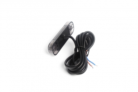 Lampa gabarit laterala LED roșu fumuriu rezistent la apă IP67, 12V/24V Cablu 30 cm - E9 10R-06, ECE R10, ECE R148 [4]