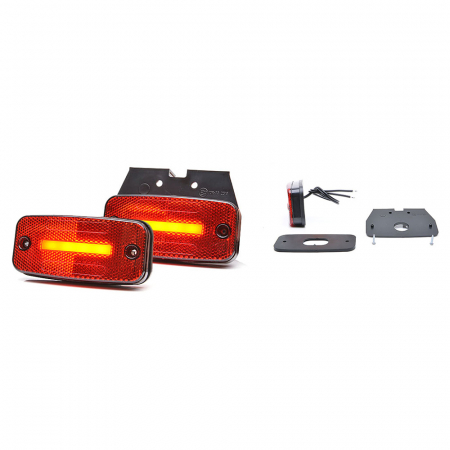 Lampi Laterale - Lampa Gabarit Led 1135 W157, 12V-24V, Pozitie Rosu
