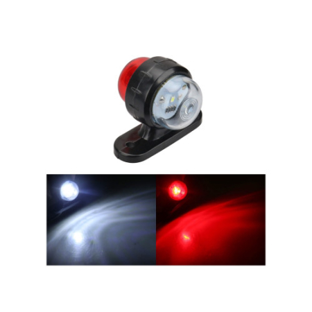 Accesorii Camioane - Lampa gabarit LED 12-24V lumina alb rosu