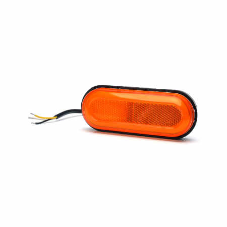 Lampa Gabarit Led 1420 W198, 12V-24V, Pozitie Portocaliu Cu Semnalizare [12]