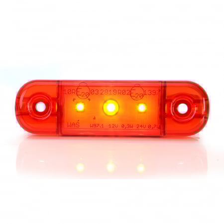 Lampa Gabarit Led 709 W97.1, 12V-24V, Pozitie Rosu [2]