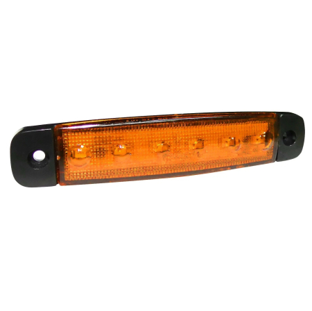 Lampa laterala Gabarit LED 12-24V, portocalie pentru camion, remorca, TIR, van, rulota etc. [2]