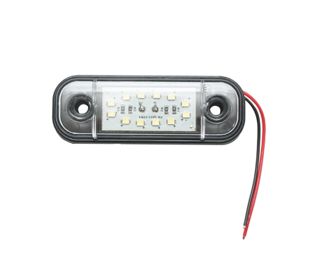 Lampa laterala Gabarit LED - Alb 12 led-uri 12V-24V [1]