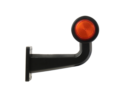 Set 2  Lampi laterale Gabarit LED Neon 12V-24V, portocaliu-roșu - 19,2 cm [2]