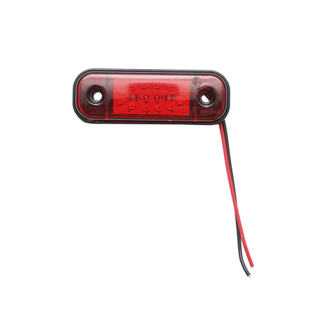 Lampa laterala Gabarit LED - Rosu 12 led-uri 12V-24V [1]