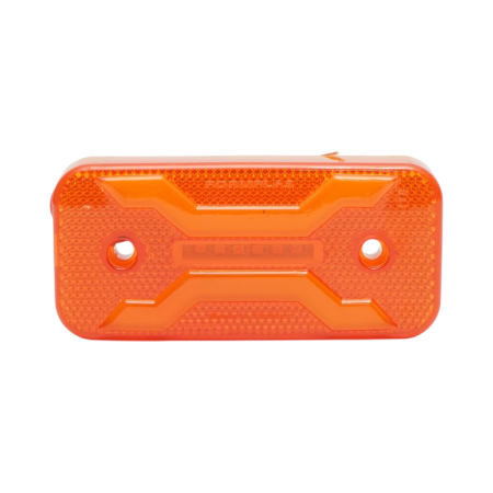 Accesorii Camioane - Lampa laterala Gabarit LED X cu Efect Neon - Galben 30 LED-uri 2 Functii 12V/24V