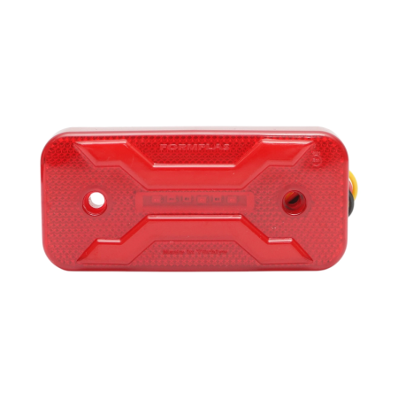 Accesorii Camioane - Lampa laterala Gabarit LED X cu Efect Neon - Rosu 30 LED-uri 2 Functii 12V/24V