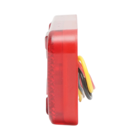 Lampa laterala Gabarit LED X cu Efect Neon - Rosu 30 LED-uri 2 Functii 12V/24V [3]