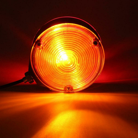 Lampa Laterala Gabarit pentru camioane – Scania, Volvo, MAN, DAF, Mercedes – 24V, rosu si portocaliu [6]