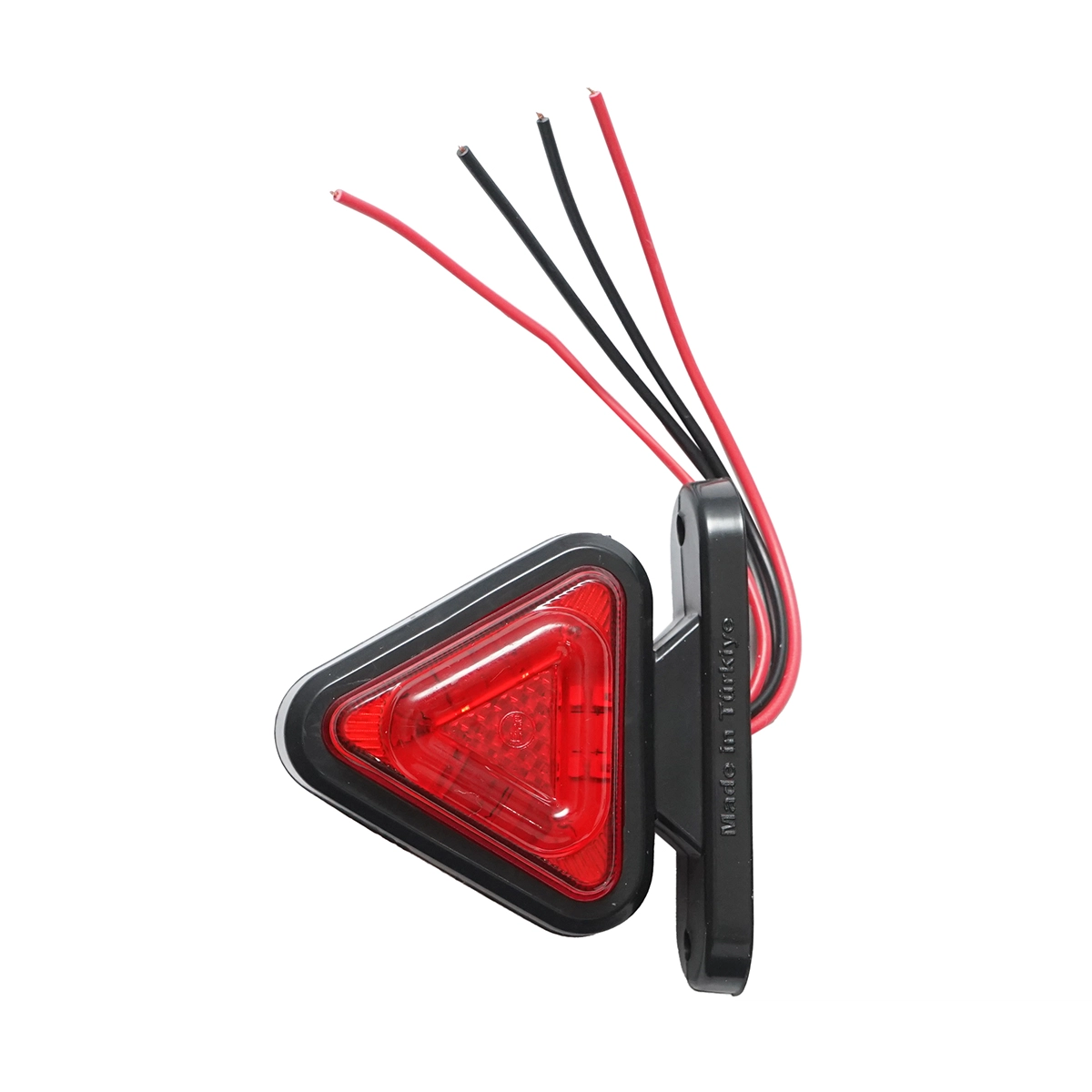 Lampi Laterale - Lampa laterala gabarit triunghi LED 12-24V  galben-rosu