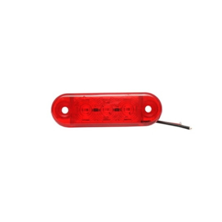 Accesorii Camioane - Lampa laterala LED rosie 12–24V Cod: BK69485