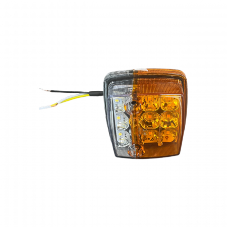 Lampa led pozitie +semnalizare / alb+galben /12-24V [1]