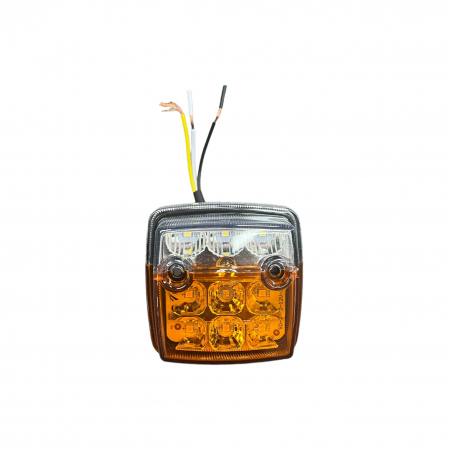Lampi Camion/ Remorca - Lampa led pozitie +semnalizare / alb+galben /12-24V