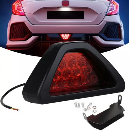 Noutati Real Auto - Lampa LED Stop frana 12V cu Funcție de Lumină pentru Ceață și Suport de Montaj