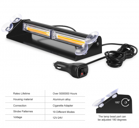 Lampa LED Stroboscopica  12V/24V [6]