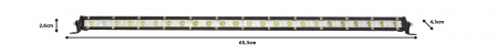 Lampa LED tip bara cu 24 leduri 9-60V 72W 6000K [6]