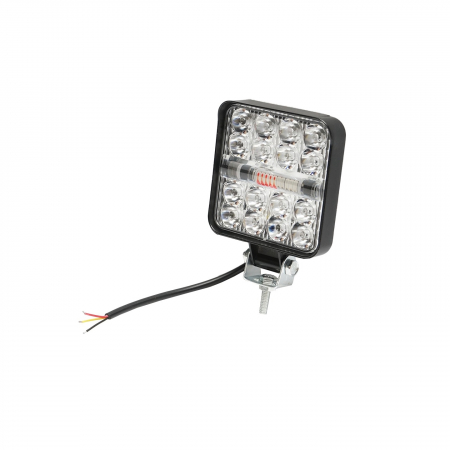 Lampa proiector combinata 26 LED-uri 9-80V 6500K 84x21x84mm IP67 [1]