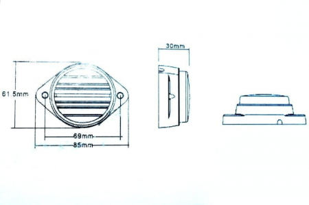 Lampa SMD alba Voltaj: 24V Rezistenta la apa: IP66 [2]
