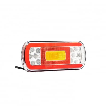 Electronice si electrice auto - Lampa spate 220x100, 6 functii, cu ceata si numar, LED, FT-130PM Fristom