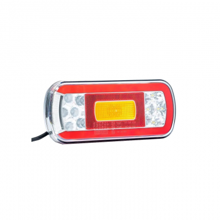 Lampi Numar - Lampa spate 220x100, 6 functii, cu mers inapoi si numar, LED, FT-130