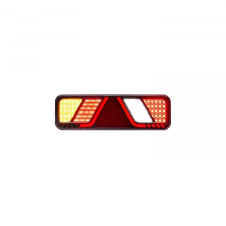 Lampa stop 450x138, 24V, LED, 6 functii, ceata, mers inapoi, cu triunghi, stanga/dreapta C [3]