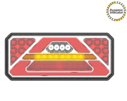 Lampi Camion/ Remorca - Lampa stop camion LED cu semnalizare dinamica 12 - 24V Omologata U.E.