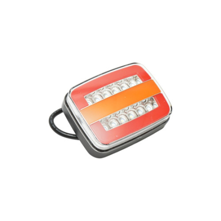 Lampa stop spate dreptunghiulara LED 12V/24V universala 125x95x35mm [2]