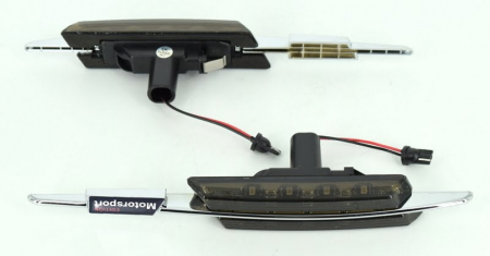 Angel Eyes - Lampi laterale LED semnalizare fumurie compatibile BMW SERIA 3 - E46