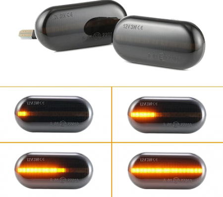 Lampi LED semnalizare dinamica compatibila DACIA Duster 1 [2]