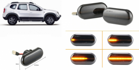 Lampi LED semnalizare dinamica compatibila DACIA Duster 1 [0]