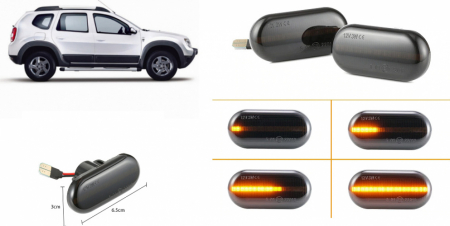Lampi LED semnalizare dinamica compatibila DACIA Duster 1 [1]