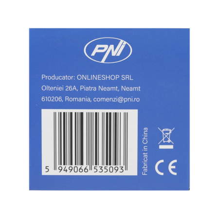 Lanterna PNI Adventure F300 cu LED in 3 culori, alb, rosu, verde, max. 10W, IPX6, distanta 536 m, flux luminos 540 lm, acumulator 18650 3000mAh inclus, incarcator pentru acumulator inclus, functie zoo [9]