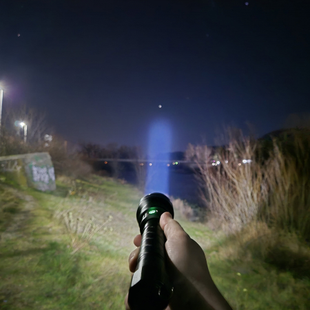 Lanterna PNI Adventure F410 din aluminiu, cu LED 10W, 700 lumeni, pana la 250 m, IP44, USB Tip C, acumulatori 3000mAh inclusi [13]