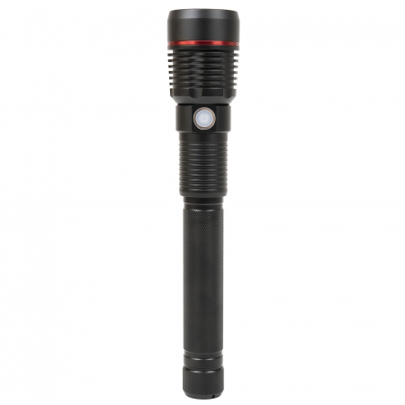 Import - Lanterna PNI Adventure F450 din aluminiu cu focus si functie BOOST, led 20 W, 1500 lm pana la 450 m, IPX5, power bank cu iesire USB, incarcare prin micro USB, acumulator 4400 mAh inclus, functioneaza