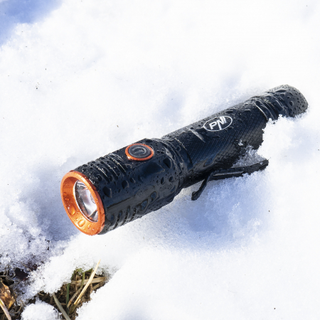 Lanterna PNI Adventure F650 cu LED 20W, 2000lm, din aluminiu, IPX6, acumulator inclus, incarcare prin USB tip C [14]