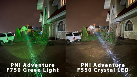 Lanterna PNI Adventure F750 Green Light din aluminiu, LED 10W, 500 lm, pana la 850 m, IP44, acumulator 4000mAh inclus, incarcare prin USB Type-C, lumina verde perfecta la vanatoare [10]