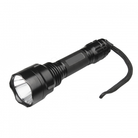 Import - Lanterna PNI Adventure FBW88 lumina alba, distanta 350 m, 700lm, acumulator 18650 3000mAh si incarcator inclus, negru