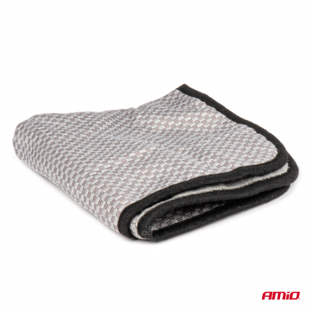Laveta din microfibra 2 in 1 pentru lustruire si stralucire a automobilului, 40x40 cm [1]