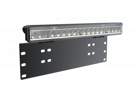 Led Bar Proiector cu Suport Numar Auto Flexzon, 3 functii, 38cm, 55W, 4768lm, 12V - 24V, E-Mark [9]