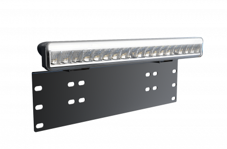 Led Bar Proiector cu Suport Numar Auto Flexzon, 3 functii, 38cm, 55W, 4768lm, 12V - 24V, E-Mark [10]