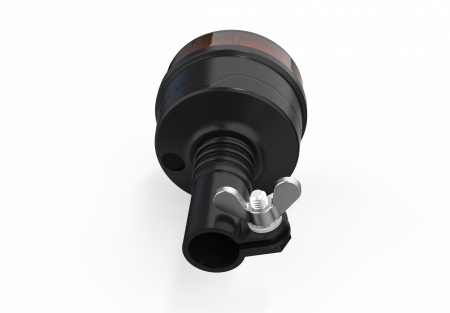 Lampа LED de avertizare tip girofar, stroboscopic 19W, IP67, 12-24V [2]