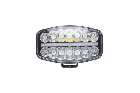 Proiector LED Halogen 10 inch cu DRL alb/portocaliu 12-24V, 80W, 4000 lm, Certificat E9 [4]
