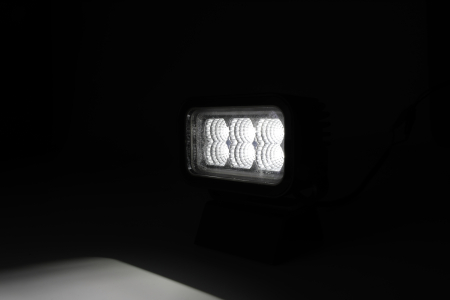 Proiector LED Halogen 42W - Alb, Lumina difuza cu lumina DRL galbena si rosie 12-24V [12]