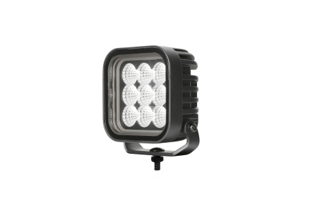 Proiector LED Halogen 60W - Alb, Lumina difuza cu lumina DRL galbena si rosie 12-24V [5]